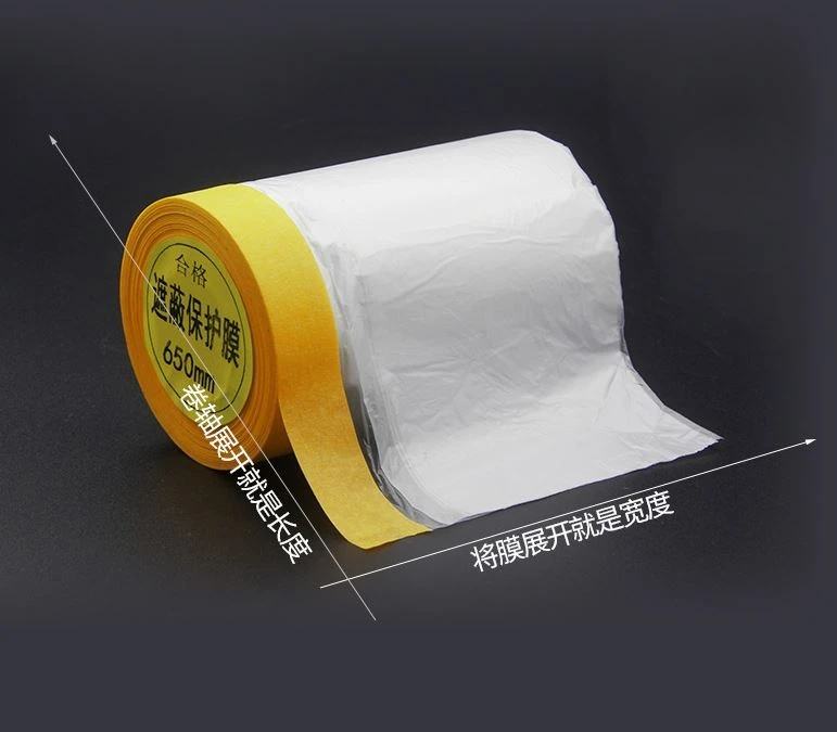 Plastic Furniture Protective Film With Tape