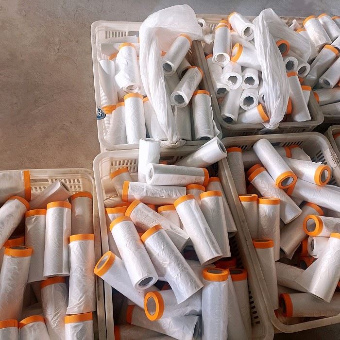 Plastic Furniture Protective Film With Tape
